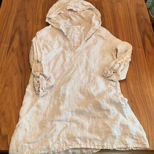 Terzo Millennio 100% Linen Tunic Shirt.